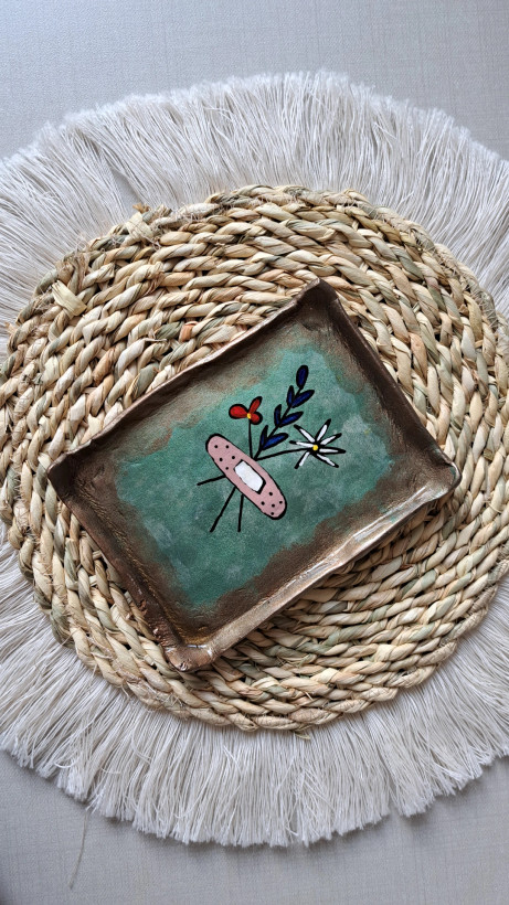 ظرف گل گلی